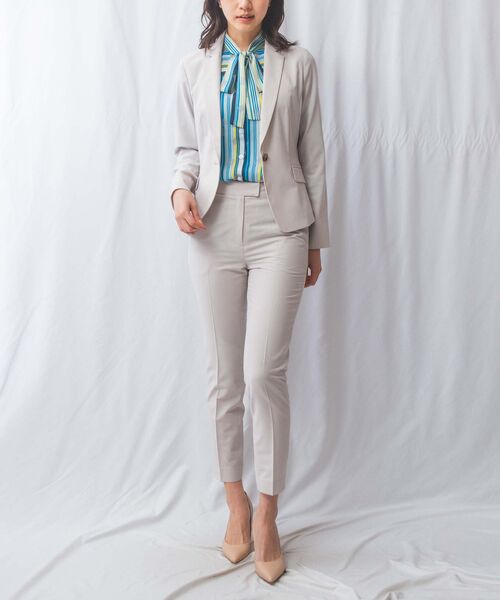 NARACAMICIE / ナラカミーチェ シャツ・ブラウス | 【NARACAMICIE】GENIUS マルチストライプボウタイ七分袖ブラウス | 詳細16