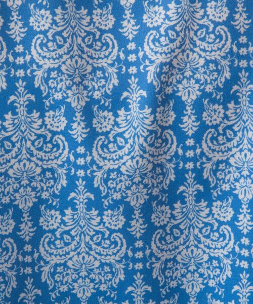 NARACAMICIE / ナラカミーチェ シャツ・ブラウス | 【NARACAMICIE】ハンドブロック風プリント七分袖シャツ | 詳細15