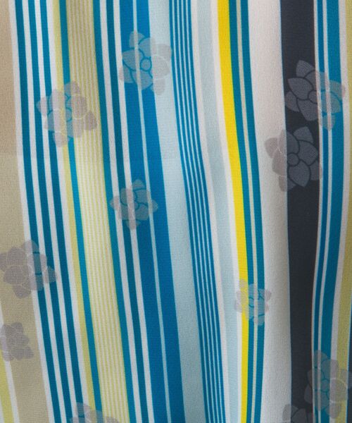 NARACAMICIE / ナラカミーチェ シャツ・ブラウス | 【NARACAMICIE】GENIUS マルチストライプフリル半袖ブラウス | 詳細19