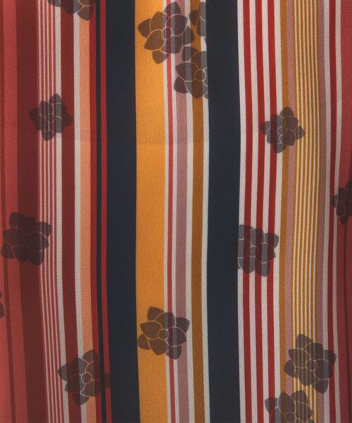 NARACAMICIE / ナラカミーチェ シャツ・ブラウス | 【NARACAMICIE】GENIUS マルチストライプフリル半袖ブラウス | 詳細9