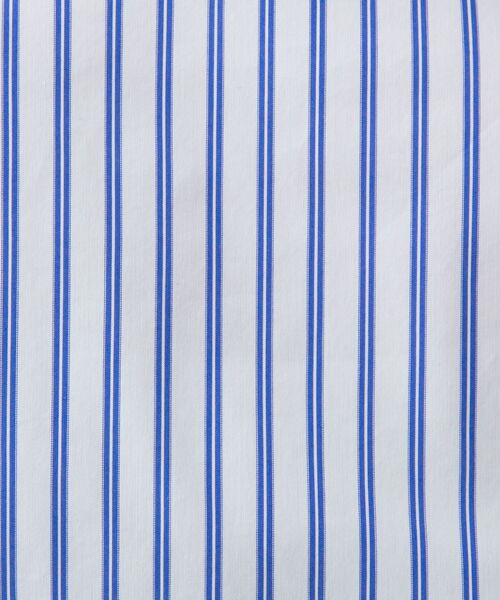 NARACAMICIE / ナラカミーチェ シャツ・ブラウス | 【NARACAMICIE】ストライプスタンドカラー半袖シャツ | 詳細13
