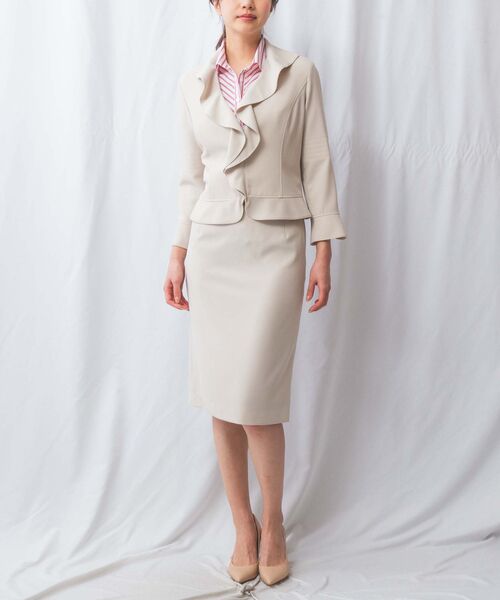 NARACAMICIE / ナラカミーチェ シャツ・ブラウス | 【NARACAMICIE】ストライプスタンドカラー半袖シャツ | 詳細3