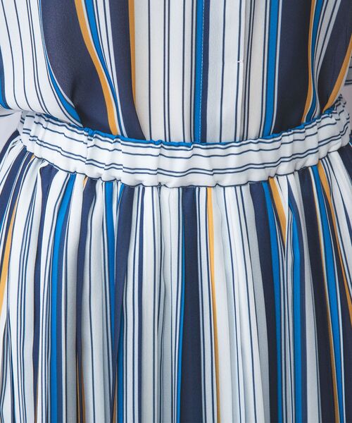 NARACAMICIE / ナラカミーチェ ミニ・ひざ丈スカート | 【NARACAMICIE】【セットアップ対応】マルチストライププリーツスカート | 詳細4