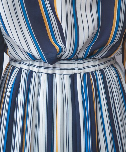 NARACAMICIE / ナラカミーチェ ミニ・ひざ丈スカート | 【NARACAMICIE】【セットアップ対応】マルチストライププリーツスカート | 詳細5