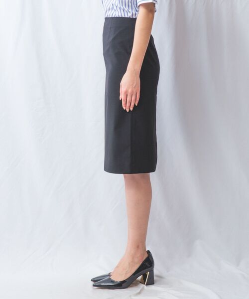 NARACAMICIE / ナラカミーチェ ミニ・ひざ丈スカート | 【NARACAMICIE】【セットアップ対応】合繊ストレッチタイトスカート | 詳細10