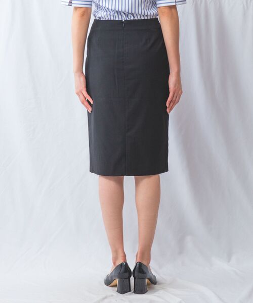 NARACAMICIE / ナラカミーチェ ミニ・ひざ丈スカート | 【NARACAMICIE】【セットアップ対応】合繊ストレッチタイトスカート | 詳細11