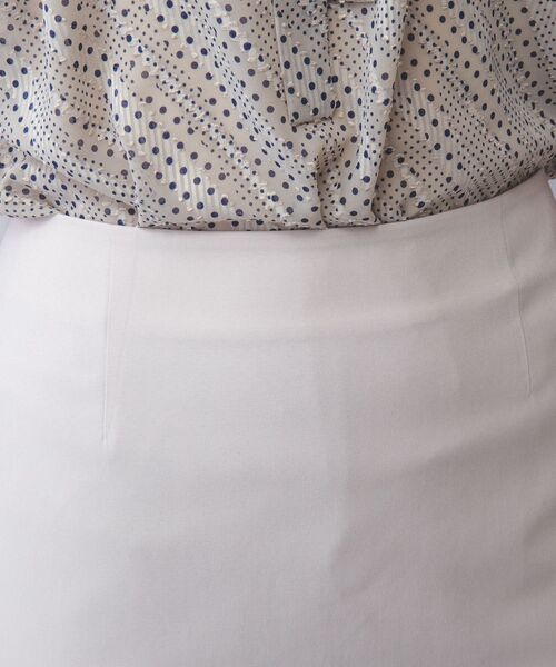 NARACAMICIE / ナラカミーチェ ミニ・ひざ丈スカート | 【NARACAMICIE】【セットアップ対応】合繊ストレッチタイトスカート | 詳細4