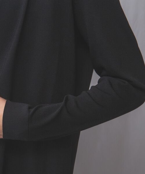 NARACAMICIE / ナラカミーチェ ニット・セーター | 【NARACAMICIE】布帛コンビロングカーディガン | 詳細15