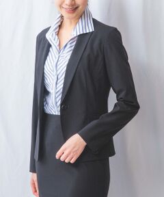 NARACAMICIE / ナラカミーチェ テーラードジャケット | 【NARACAMICIE】【セットアップ対応】合繊ストレッチテーラードジャケット