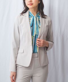NARACAMICIE / ナラカミーチェ テーラードジャケット | 【NARACAMICIE】【セットアップ対応】合繊ストレッチテーラードジャケット