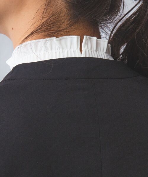 NARACAMICIE / ナラカミーチェ テーラードジャケット | 【NARACAMICIE】【セットアップ対応】合繊ストレッチノーカラージャケット | 詳細15