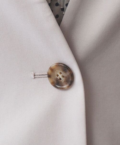 NARACAMICIE / ナラカミーチェ テーラードジャケット | 【NARACAMICIE】【セットアップ対応】合繊ストレッチノーカラージャケット | 詳細6