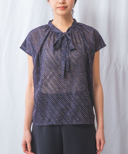 NARACAMICIE / ナラカミーチェ カットソー | 【NARACAMICIE】JQドットコンビカットソー | 詳細4