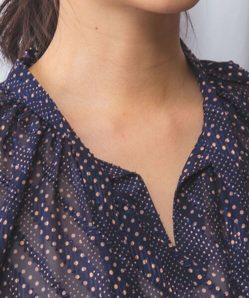 NARACAMICIE / ナラカミーチェ カットソー | 【NARACAMICIE】JQドットコンビカットソー | 詳細7