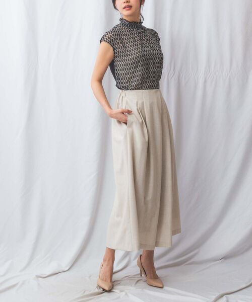 NARACAMICIE / ナラカミーチェ カットソー | 【NARACAMICIE】チェーン柄ドッキングカットソー | 詳細10