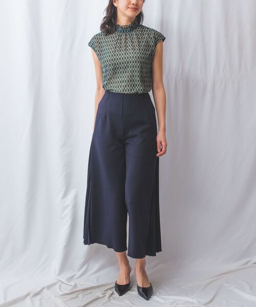 NARACAMICIE / ナラカミーチェ カットソー | 【NARACAMICIE】チェーン柄ドッキングカットソー | 詳細13