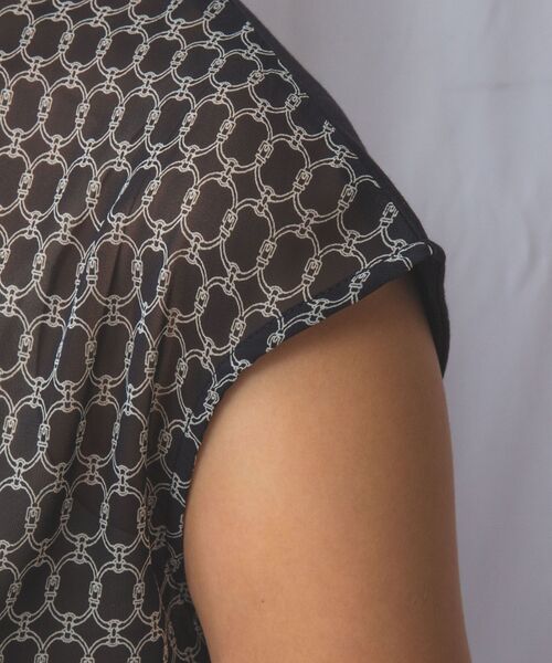 NARACAMICIE / ナラカミーチェ カットソー | 【NARACAMICIE】チェーン柄ドッキングカットソー | 詳細7