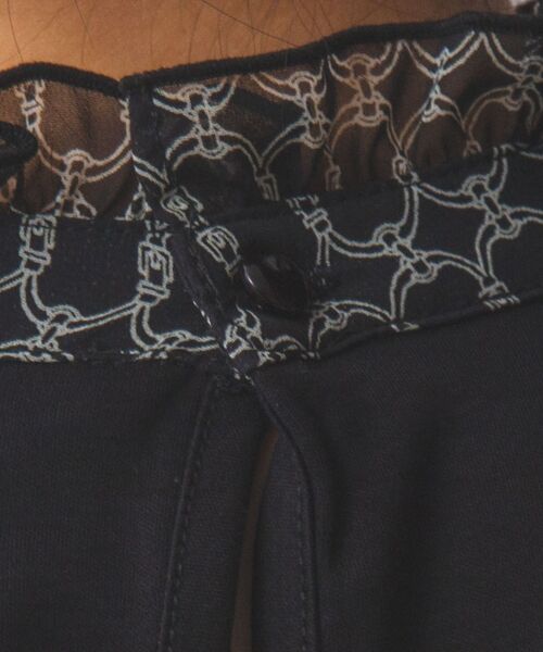 NARACAMICIE / ナラカミーチェ カットソー | 【NARACAMICIE】チェーン柄ドッキングカットソー | 詳細8