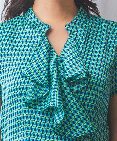 NARACAMICIE / ナラカミーチェ ロング・マキシ丈ワンピース | 【NALACARA】変形S柄ワンピース | 詳細4