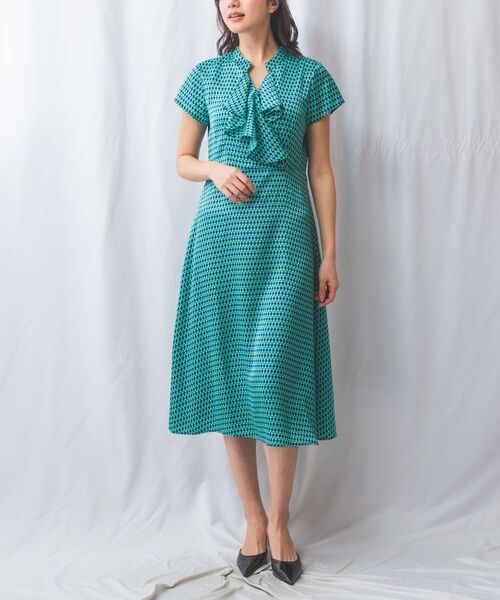 NARACAMICIE / ナラカミーチェ ロング・マキシ丈ワンピース | 【NALACARA】変形S柄ワンピース | 詳細9