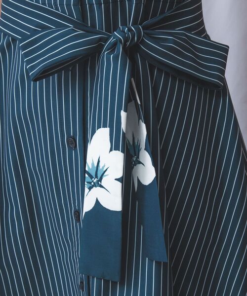 NARACAMICIE / ナラカミーチェ ロング・マキシ丈ワンピース | 【NALACARA】ストライプフラワーワンピース | 詳細13