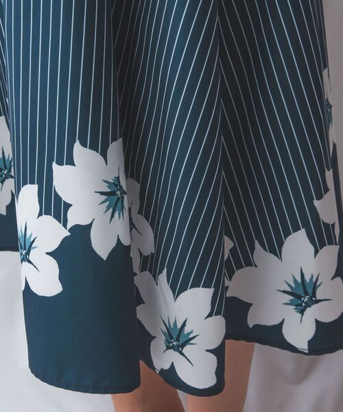 NARACAMICIE / ナラカミーチェ ロング・マキシ丈ワンピース | 【NALACARA】ストライプフラワーワンピース | 詳細14