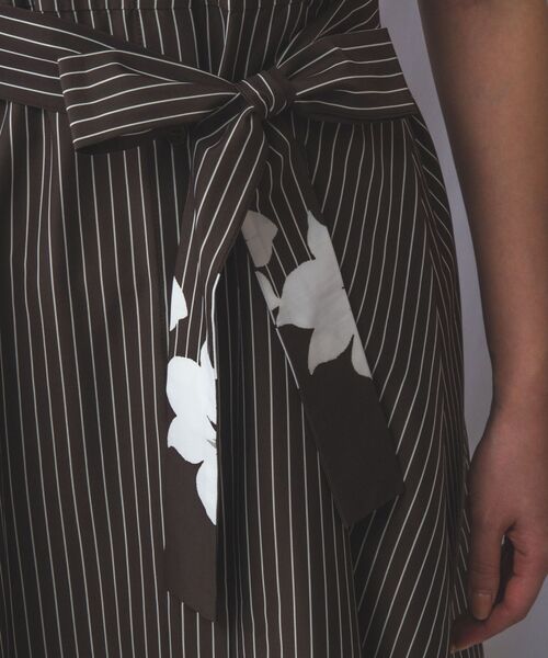 NARACAMICIE / ナラカミーチェ ロング・マキシ丈ワンピース | 【NALACARA】ストライプフラワーワンピース | 詳細7