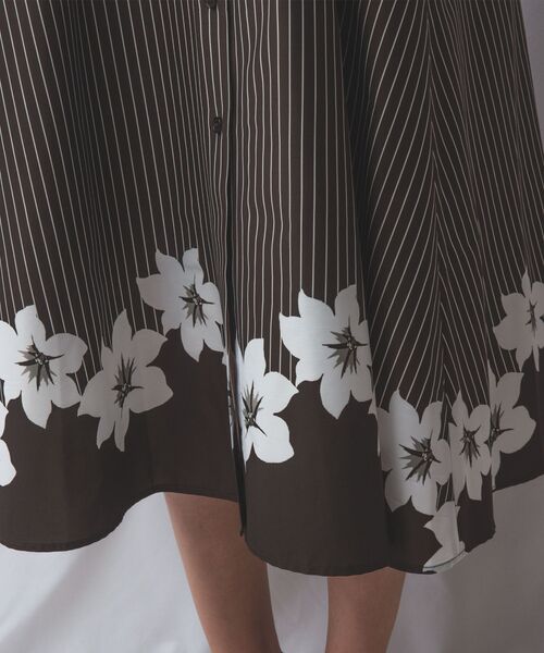 NARACAMICIE / ナラカミーチェ ロング・マキシ丈ワンピース | 【NALACARA】ストライプフラワーワンピース | 詳細8