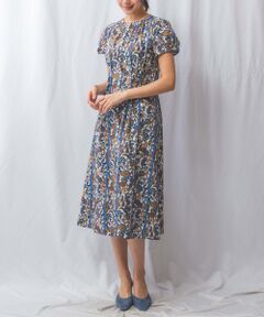 NARACAMICIE / ナラカミーチェ ロング・マキシ丈ワンピース | 【NALACARA】ウエストタックペイズリーワンピース