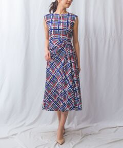 NARACAMICIE / ナラカミーチェ ロング・マキシ丈ワンピース | 【NALACARA】大柄チェックワンピース