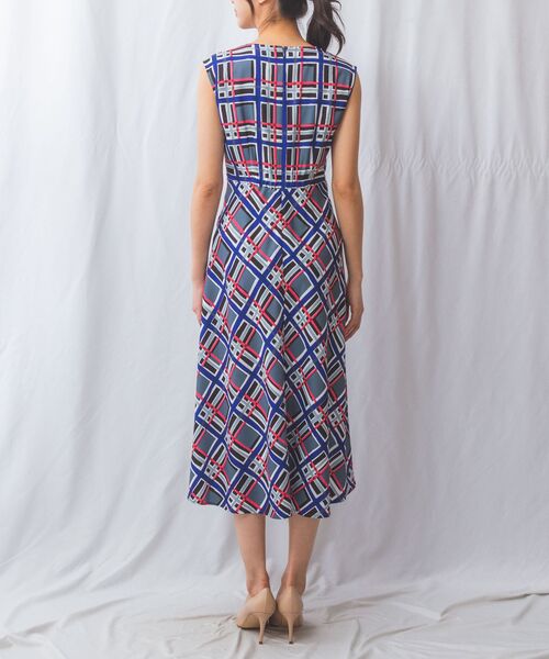 NARACAMICIE / ナラカミーチェ ロング・マキシ丈ワンピース | 【NALACARA】大柄チェックワンピース | 詳細3