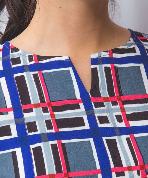 NARACAMICIE / ナラカミーチェ ロング・マキシ丈ワンピース | 【NALACARA】大柄チェックワンピース | 詳細4