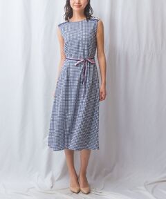 NARACAMICIE / ナラカミーチェ ロング・マキシ丈ワンピース | 【NALACARA】肩釦プリントワンピース