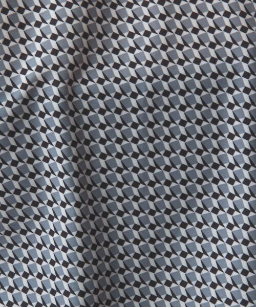 NARACAMICIE / ナラカミーチェ シャツ・ブラウス | 【NARACAMICIE】【セットアップ対応】幾何柄ボウタイ半袖ブラウス | 詳細11