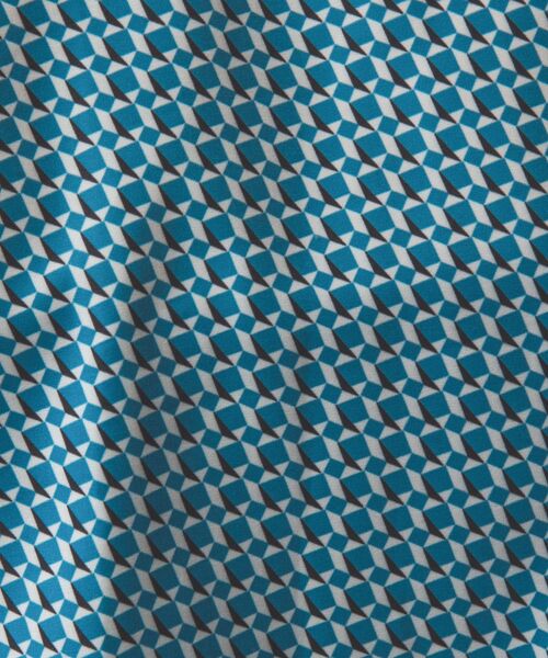 NARACAMICIE / ナラカミーチェ シャツ・ブラウス | 【NARACAMICIE】【セットアップ対応】幾何柄ボウタイ半袖ブラウス | 詳細23