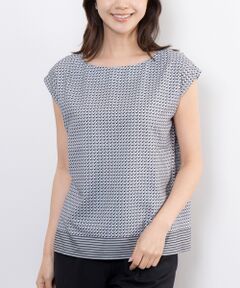 NARACAMICIE / ナラカミーチェ シャツ・ブラウス | 【NARACAMICIE】【セットアップ対応】幾何柄半袖ブラウス