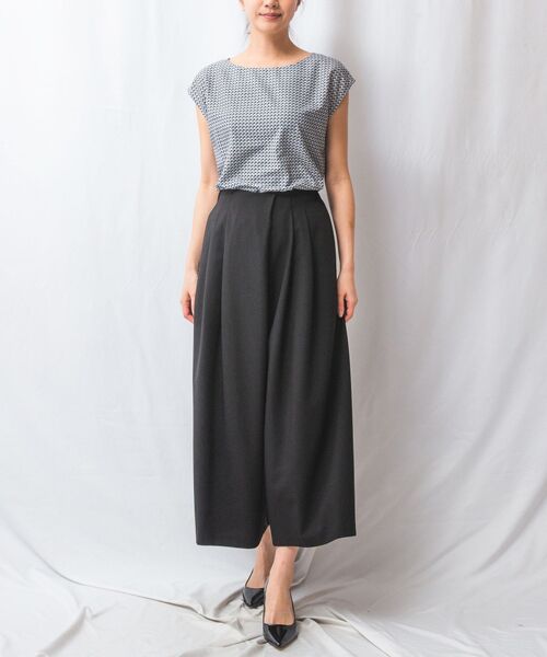 NARACAMICIE / ナラカミーチェ シャツ・ブラウス | 【NARACAMICIE】【セットアップ対応】幾何柄半袖ブラウス | 詳細11