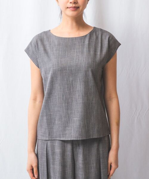 NARA CAMICIE◆半袖ブラウス/2/コットン/WHT/無地/10-01-04-279 NARA CAMICIE(ナラカミーチェ) / 半袖ブラウス/2/コットン/WHT