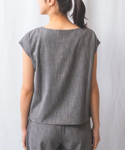 NARACAMICIE / ナラカミーチェ シャツ・ブラウス | 【NARACAMICIE】【セットアップ対応】シャンブレー半袖ブラウス | 詳細3