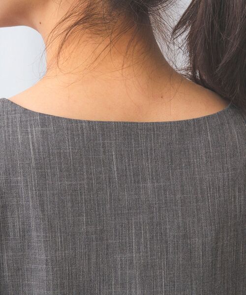 NARACAMICIE / ナラカミーチェ シャツ・ブラウス | 【NARACAMICIE】【セットアップ対応】シャンブレー半袖ブラウス | 詳細6