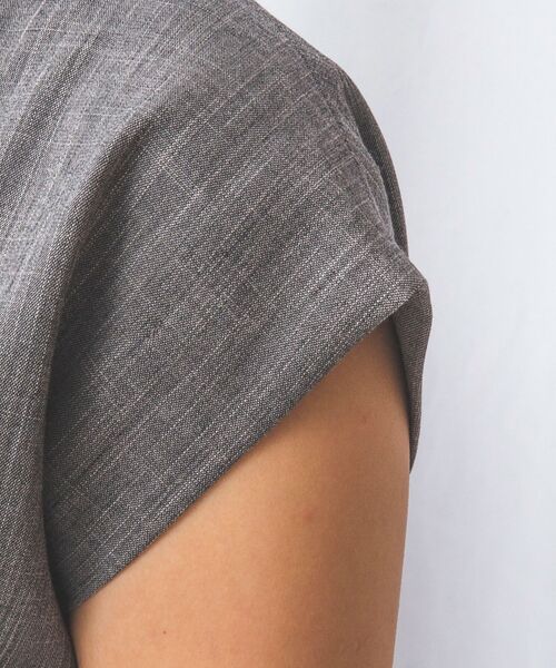 NARACAMICIE / ナラカミーチェ シャツ・ブラウス | 【NARACAMICIE】【セットアップ対応】シャンブレー半袖ブラウス | 詳細7