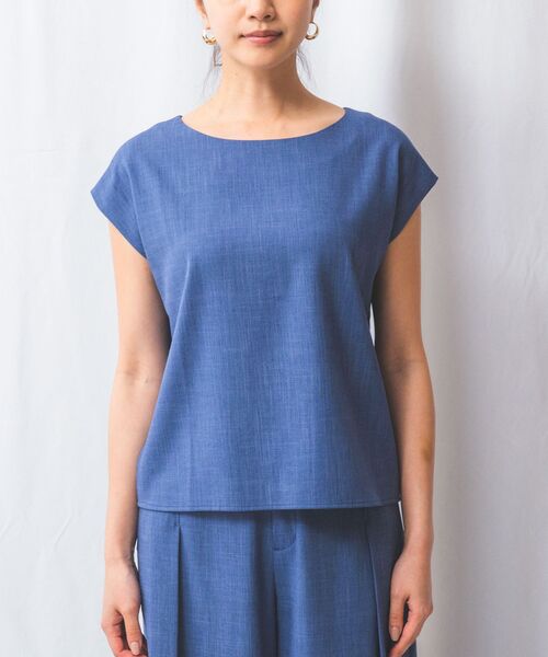 NARACAMICIE / ナラカミーチェ シャツ・ブラウス | 【NARACAMICIE】【セットアップ対応】シャンブレー半袖ブラウス | 詳細11