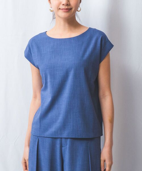 NARACAMICIE / ナラカミーチェ シャツ・ブラウス | 【NARACAMICIE】【セットアップ対応】シャンブレー半袖ブラウス | 詳細14