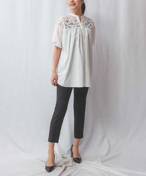 NARACAMICIE / ナラカミーチェ シャツ・ブラウス | 【NARACAMICIE】シャンブレー半袖ブラウス | 詳細10