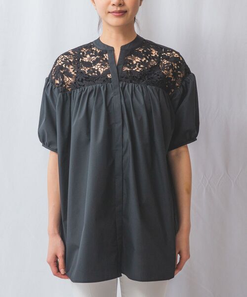 NARACAMICIE / ナラカミーチェ シャツ・ブラウス | 【NARACAMICIE】シャンブレー半袖ブラウス | 詳細11