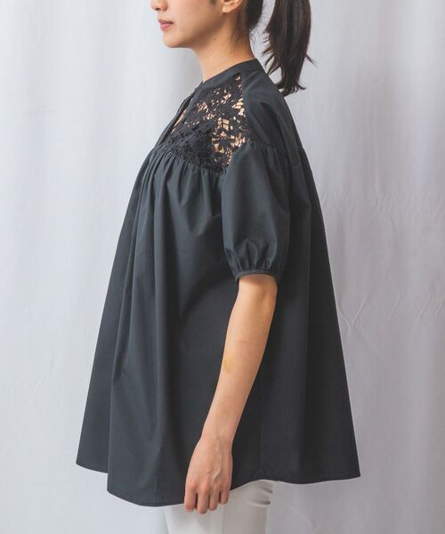 NARACAMICIE / ナラカミーチェ シャツ・ブラウス | 【NARACAMICIE】シャンブレー半袖ブラウス | 詳細12