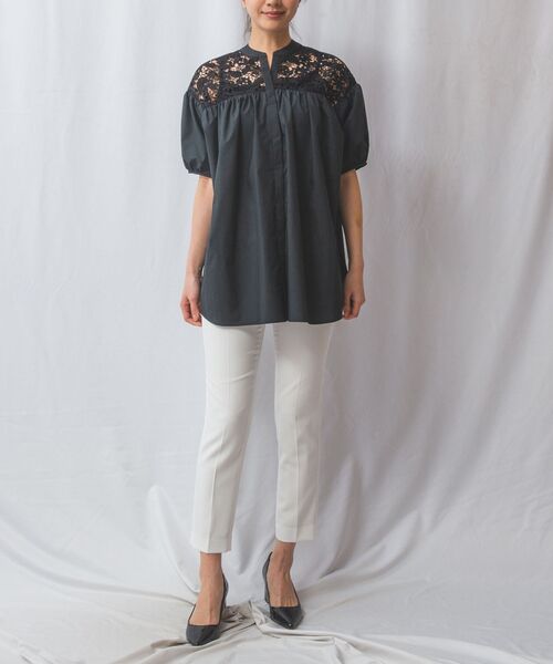 NARACAMICIE / ナラカミーチェ シャツ・ブラウス | 【NARACAMICIE】シャンブレー半袖ブラウス | 詳細22