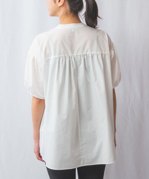 NARACAMICIE / ナラカミーチェ シャツ・ブラウス | 【NARACAMICIE】シャンブレー半袖ブラウス | 詳細3