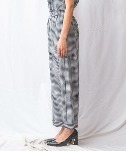 NARACAMICIE / ナラカミーチェ その他パンツ | 【NARACAMICIE】【セットアップ対応】幾何プリントフレアパンツ | 詳細2