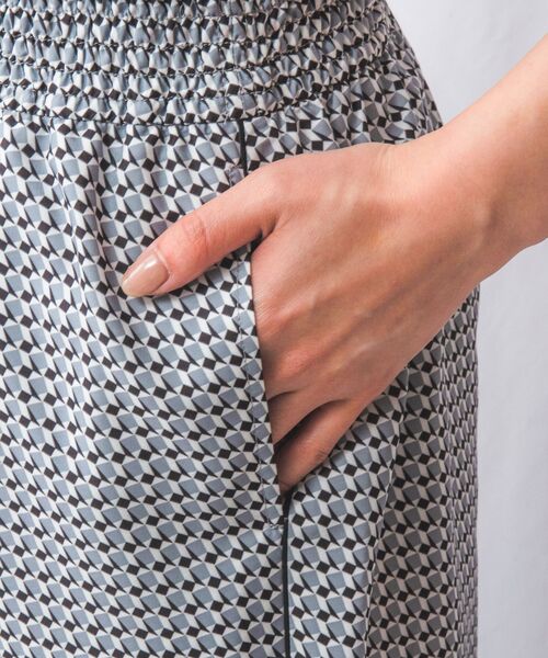 NARACAMICIE / ナラカミーチェ その他パンツ | 【NARACAMICIE】【セットアップ対応】幾何プリントフレアパンツ | 詳細6